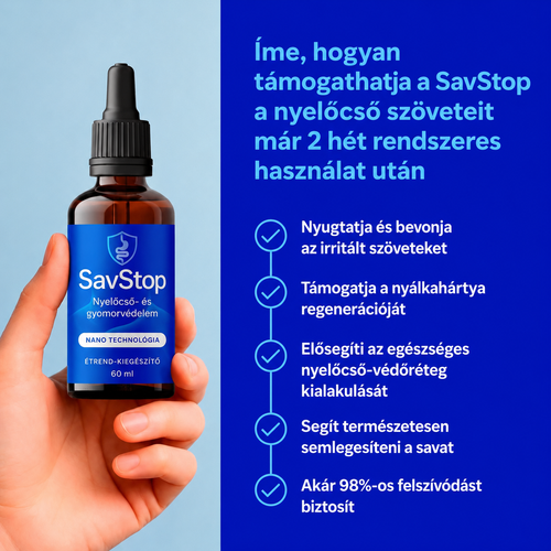 SavStop Reflux Javító Gyógynövénykivonat